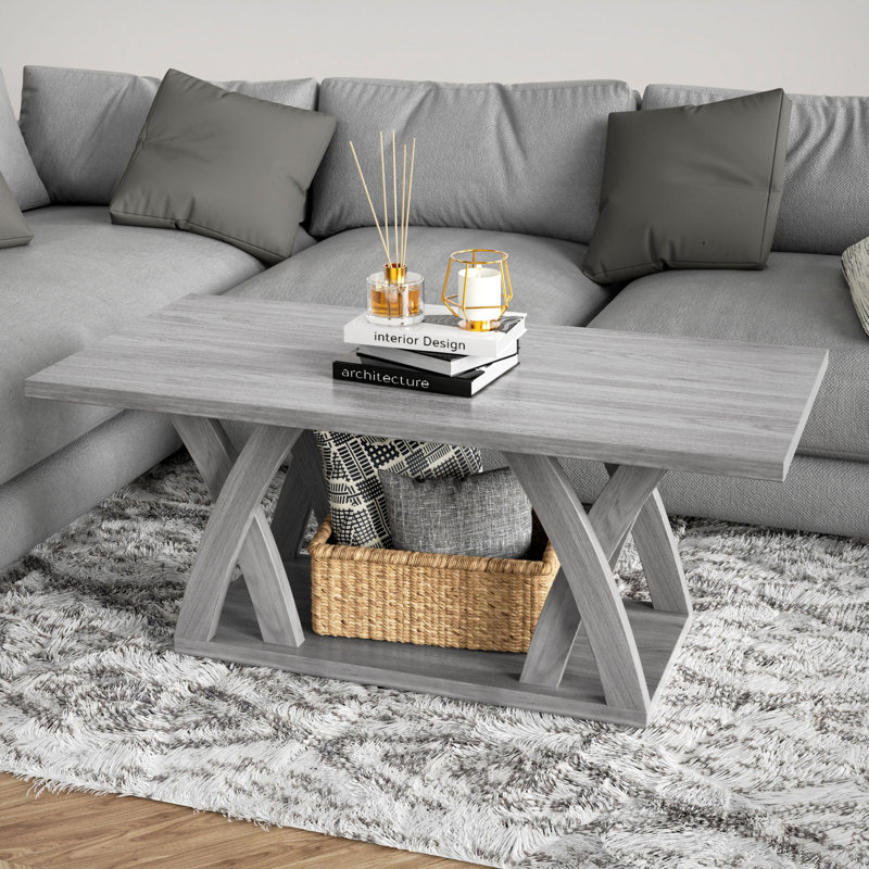 Table basse Zarita, Gris