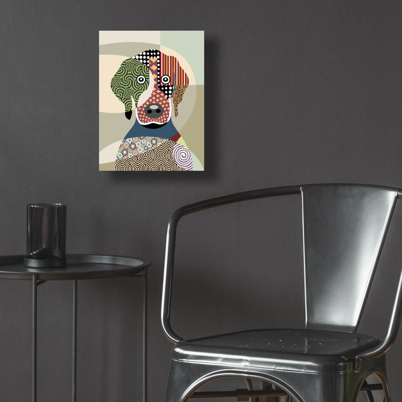 «Beagle Dog I» par Lanre Adefioyue, H 16 po x l 12 po x P 0,13 po