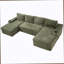 Ensemble de canapé modulaire compressible en forme de U, canapé modulaire de style minimaliste, canapé en tissu velours côtelé pour le salon-1029541854