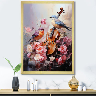 " Violin And Nature Harmonic Hues "