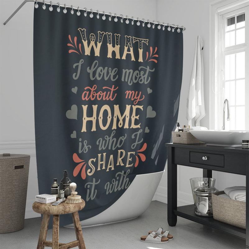 Anwitha Shower Curtain, 72" H x 70" W