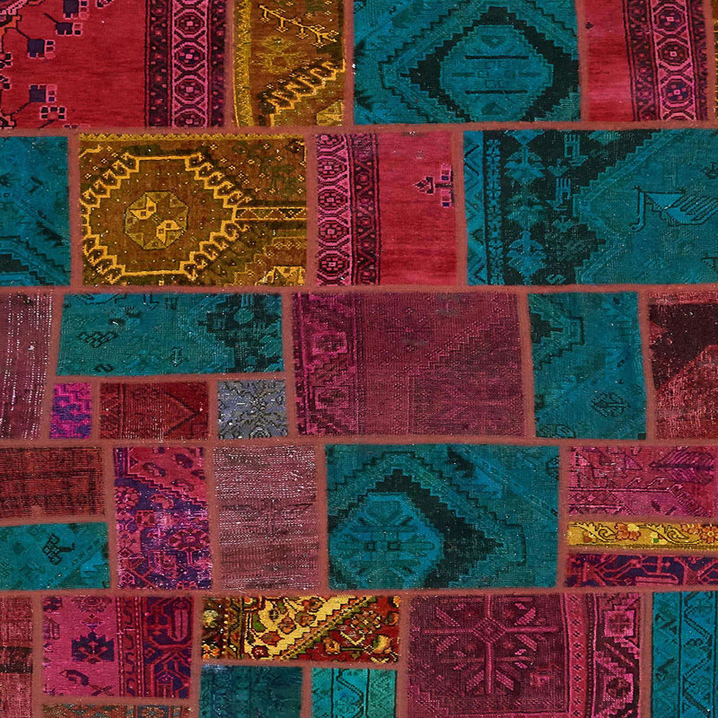 Abstract Indoor Rug, Square 4'