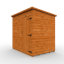 7x5w Tiger Shiplap Windowless Pent