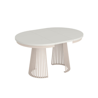 Extendable Metal Base Dining Table
