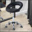 Tabouret de salon Crescent Rolling