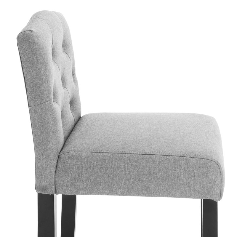 Brooten Upholstered Counter Stool, Grey
