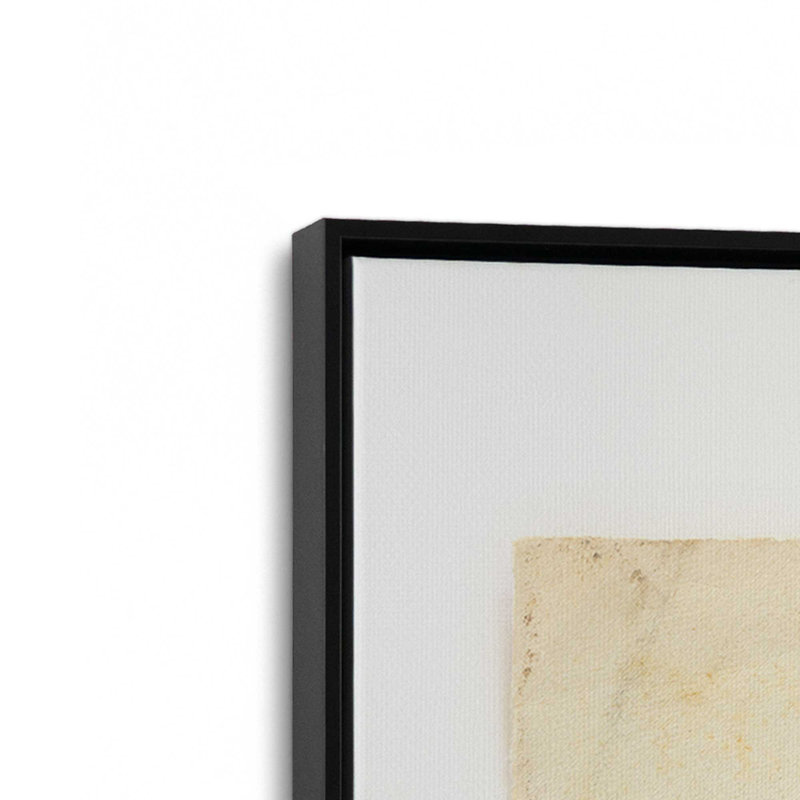 «Wood Lark» par Deborah Revell, reproduction d'art, Noir, Cadre flottant, H 16 po x l 12 po