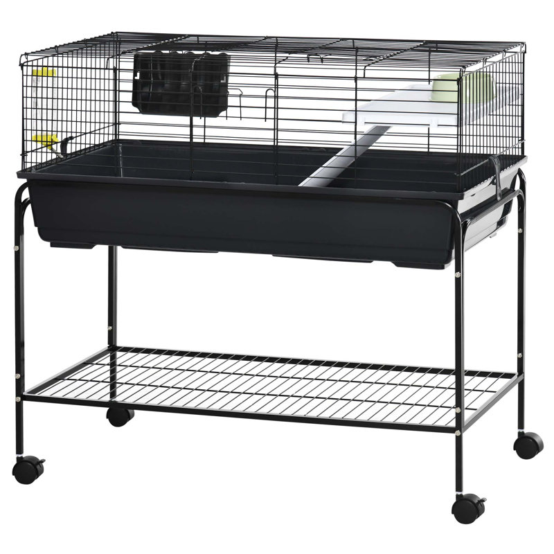 Cage polyvalente pour petits animaux avec plusieurs caractéristiques pour le confort et la commodité des animaux de compagnie