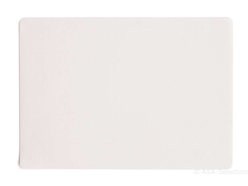 Ensemble de napperons en cuir 13 po, Blanc