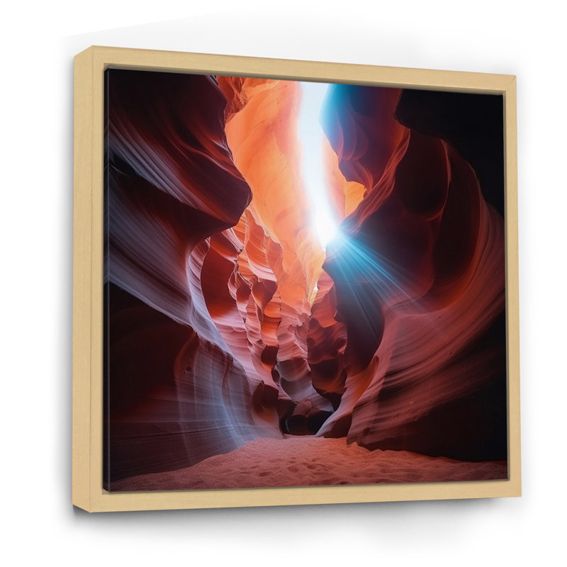Magical Lower Canyon III sur impression sur toile, H 36 po x l 36 po, Métal métal