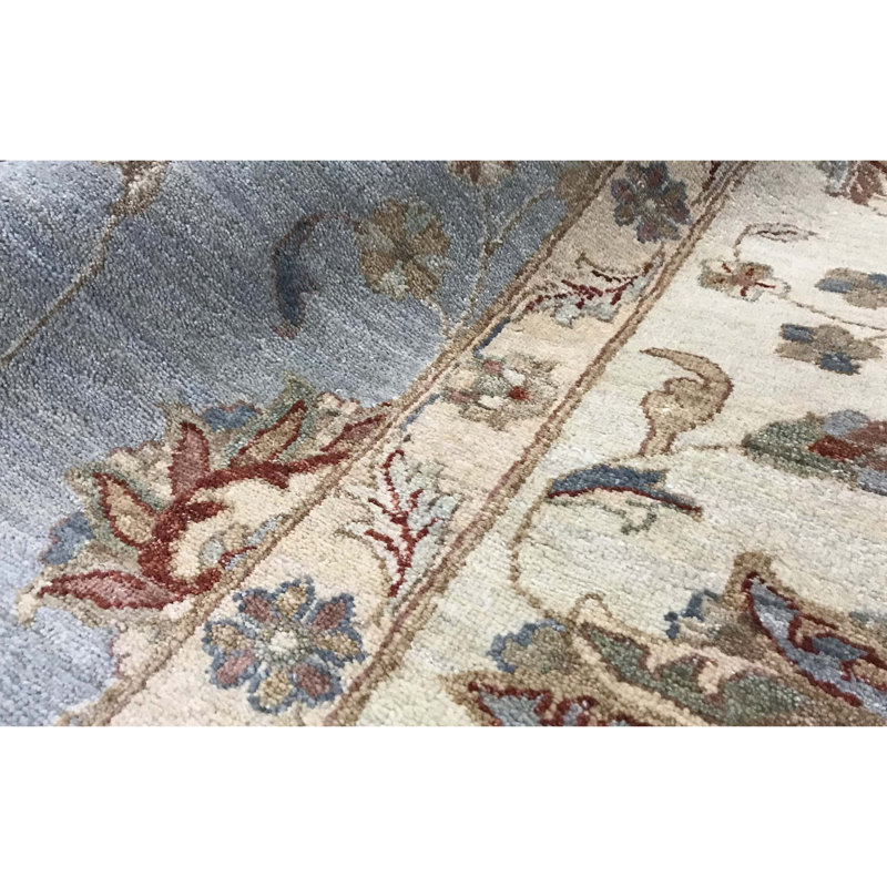 Wool Area Rug in Blue