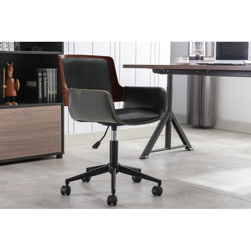 Chaise de bureau Wallach, Noir