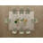 Trona Rectangular with Stainless Steel Base Dining Table