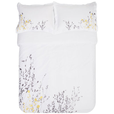  Ensemble de housse de couette 100% coton 3 pièces Avrum