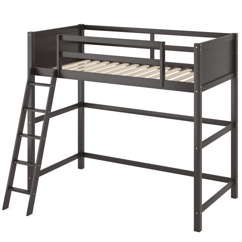 Ettorina Kids Twin Loft Bed, Espresso