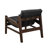 Carre 28.35'' W Genuine Leather Lounge Armchair With Adjustable Headrest-218392002