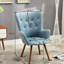 Chaise en velours soyeux Inniss