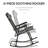 Outdoor Patio Folding Lawn Rocking Chair Set Of 2
