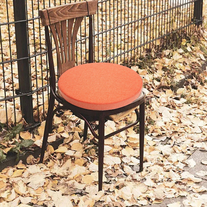 Coussins de chaise d'extérieur ronds pour meubles de patio Coussin de chaise de patio pour canapé de jardin, K