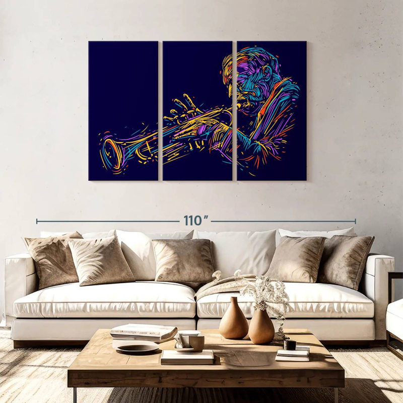 Abarca Trumpet Performance, 48" H x 74" W