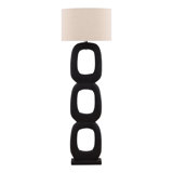 Kelvin 62" Tall Floor Lamp, Natural Brown