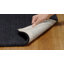 Tapis noir en laine touffeté à la main Frann-68790755