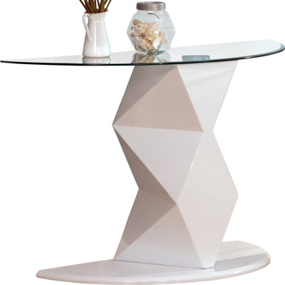 Harrison 122cm Glass Top Console Table