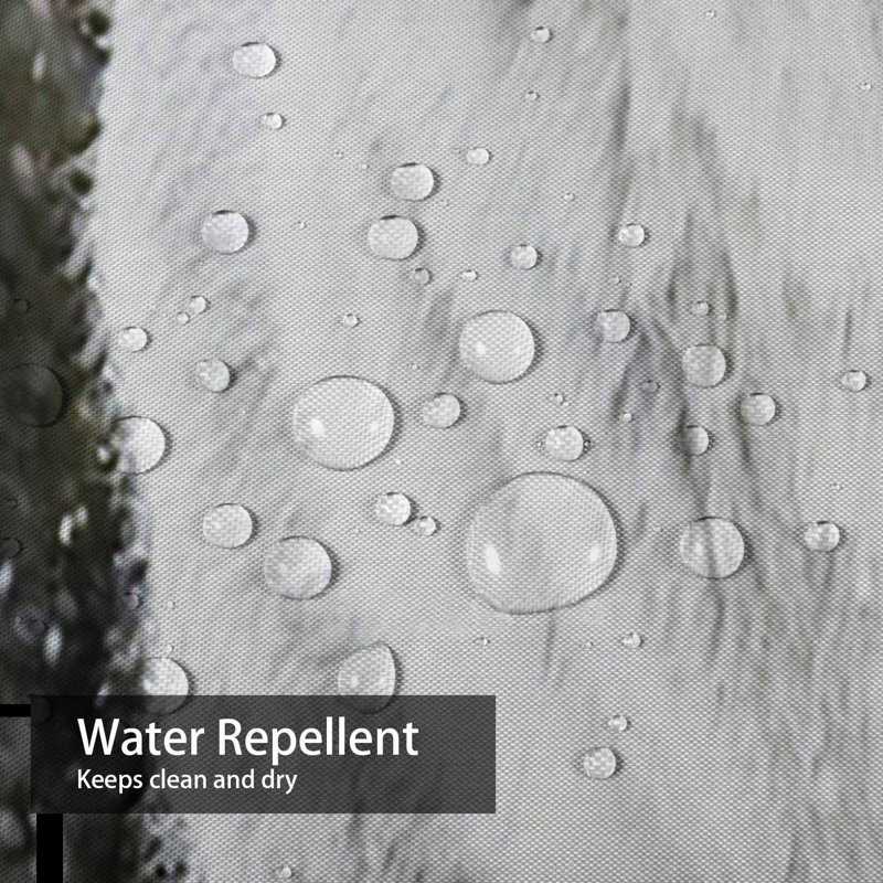 Rideau de douche avec 12 crochets Gray Wolf, L 72 po x l 84 po