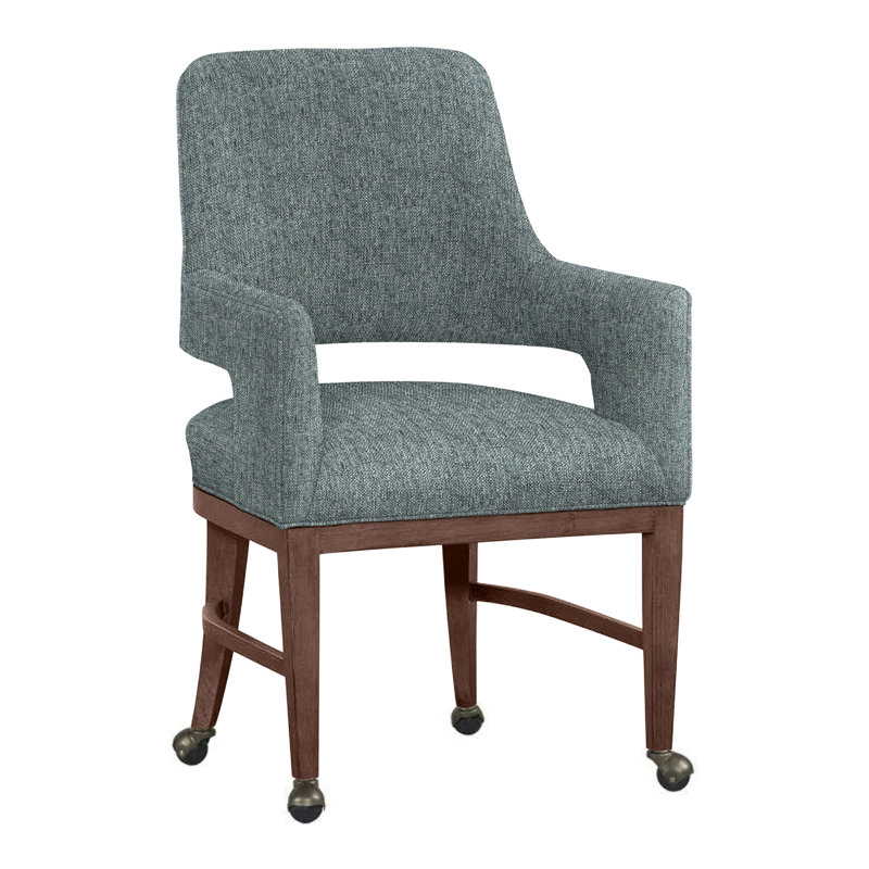 Chaise avec accoudoirs Josie, Noyer, Oasis 9508