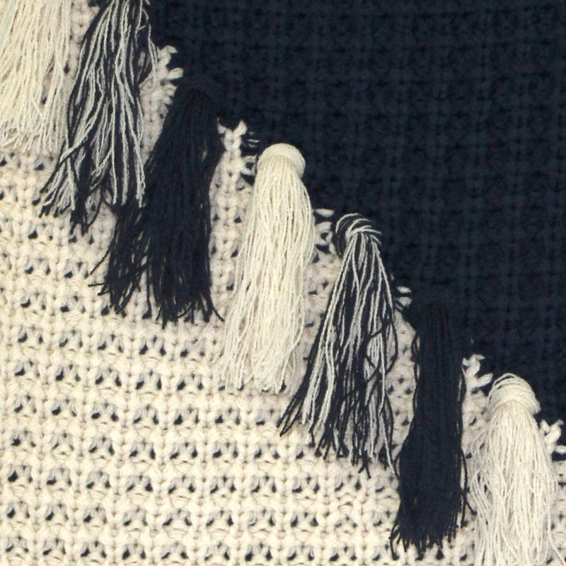 Hygge Striped Reversible Throw Pillow