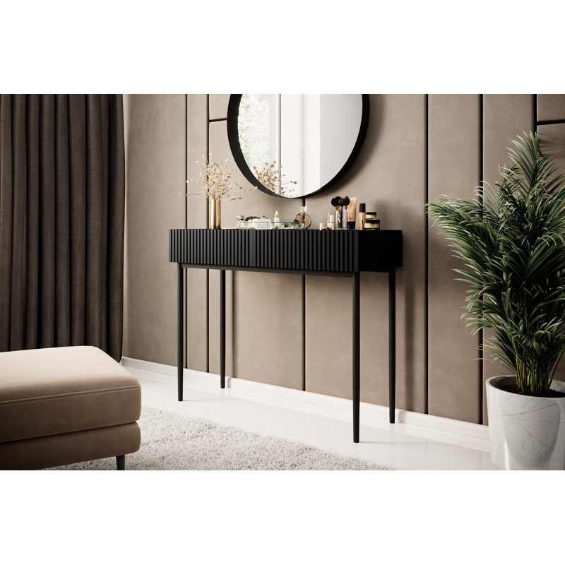 Aleetha Secretary Desk, Black