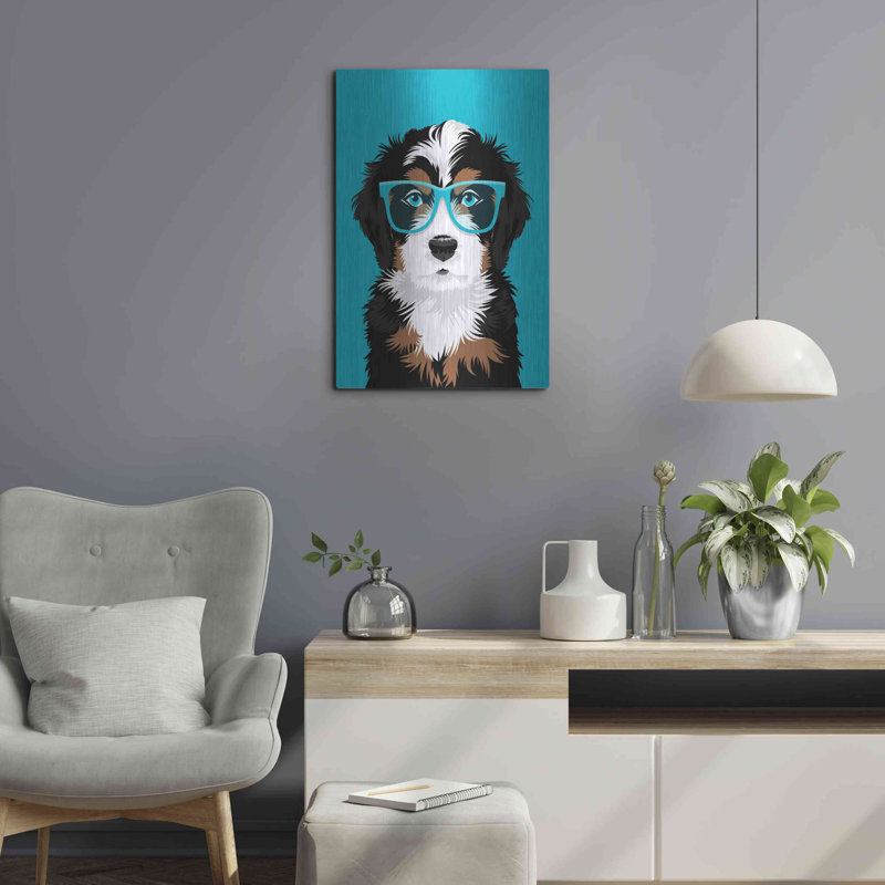 «Bernese Mountain Blue» par Debbie Gray, H 24 po x l 16 po