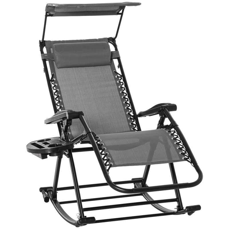 Outdoor Lounge Chair, Grey