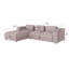  Cord Corner Chaise Sofa-70307523-70307521