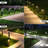 Matte Black Solar Powered Integrated LED Pathway Light