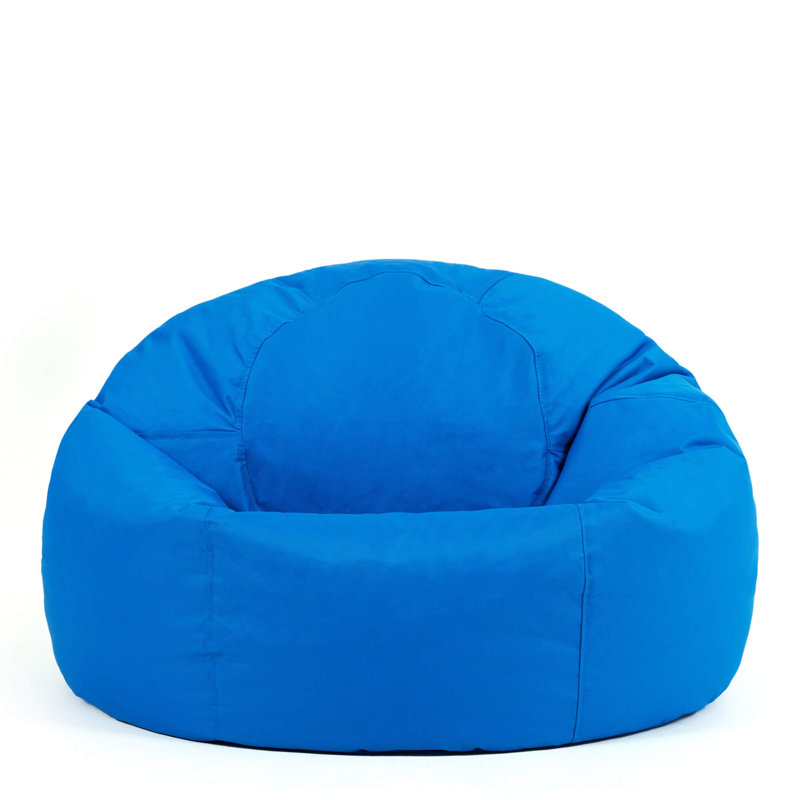 Bean Bag Bazaar Kingston Water-Resistant Classic Bean Bag, Blue