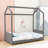 Velvet House Bed With Playhouse Design And Slats-1639414862-1639414863