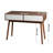 Entryway Table With 2 Carved Panel Drawers, Console Table With Storage Space And Wood Legs,Sofa Table Behind Couch