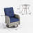 2-Person Patio Conversation Set With Rocking Swivel Chairs And Tempered-Glass Table-486542858