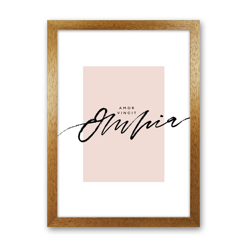 Amor Vincit Omnia 2 - Print, Wrapped Canvas, 59.4cm H x 42cm W x 4cm D
