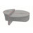 Modern Freesia Marble Coffee Table, 1 Piece | 35.4 x 11.8 x 23.6 inches | 100% Melamine Coated Particle Board, Thickness: 0.7 inches | Elegant Design for Living Room, Durable & Stylish Home Furniture