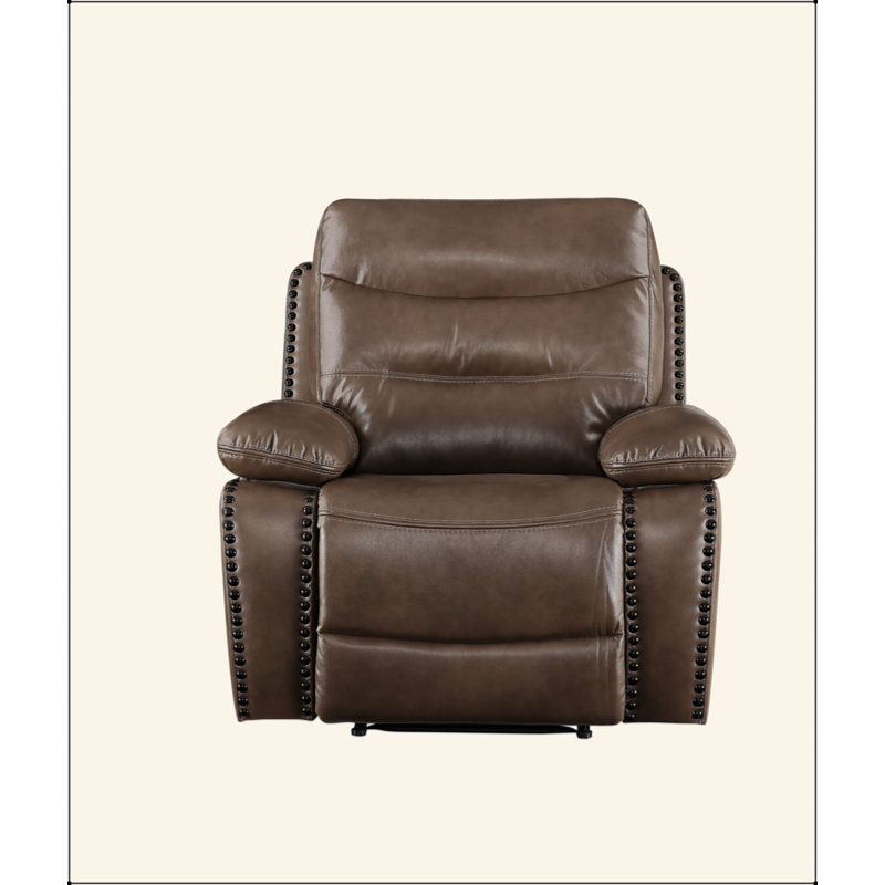 Fauteuil inclinable en cuir GEL Match