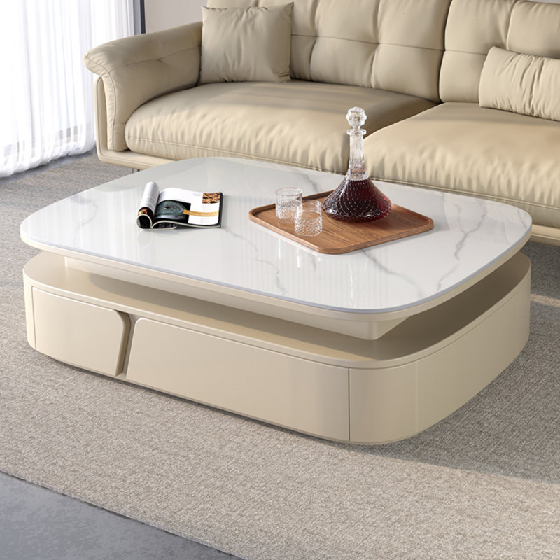 Light luxury simple coffee table, 16.1" H x 59" L x 33.5" W
