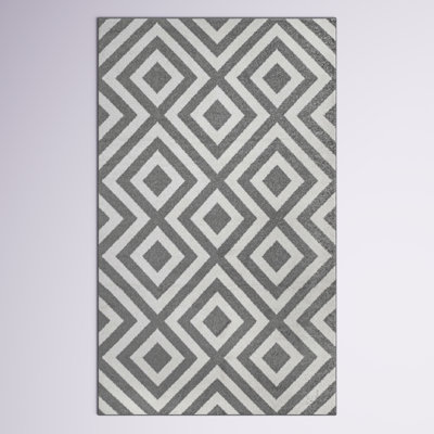 Tapis gris / blanc Frances