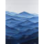 Toile foncée océan foncé foncé - décor bord de mer encadré