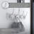 Aeiden Metal Wall Organizer with Key Hooks