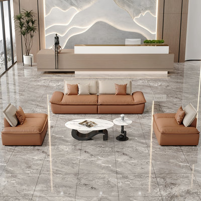 Combinaison de table basse européenne et minimaliste