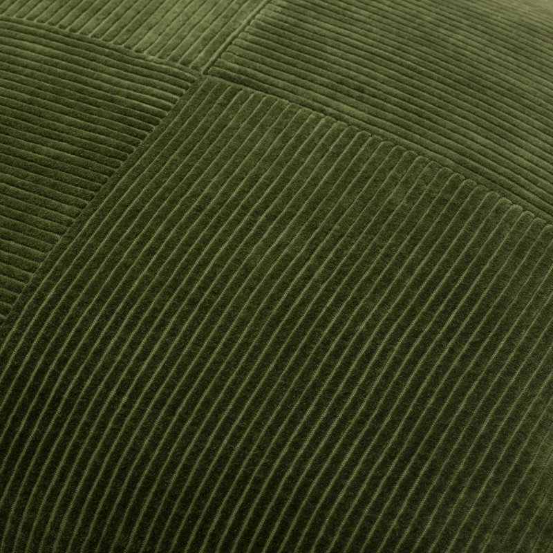 Grass Green Wool Blend 20" x 20" Throw Pillow