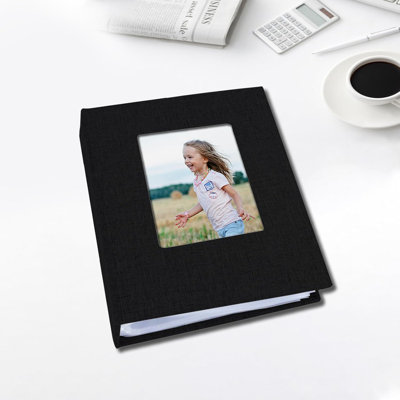 4x6 Small Photo Album Photos Book, Linen Cover Photo Album