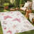 Floral And Butterfly Pattern Area Rug, Soft And Lightweight, Suitable For All Seasons, Easy To Maintain And Easy To Clean, Machine Washable Carpet Floor Mat, Suitable For Living Room, Bedroom, Hallway, Balcony, Patio, Room Decor, Home Decor, Outdoor Deco-1378890180